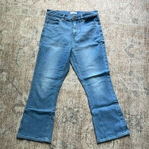 Loft high waist kick crop flare size 29/8